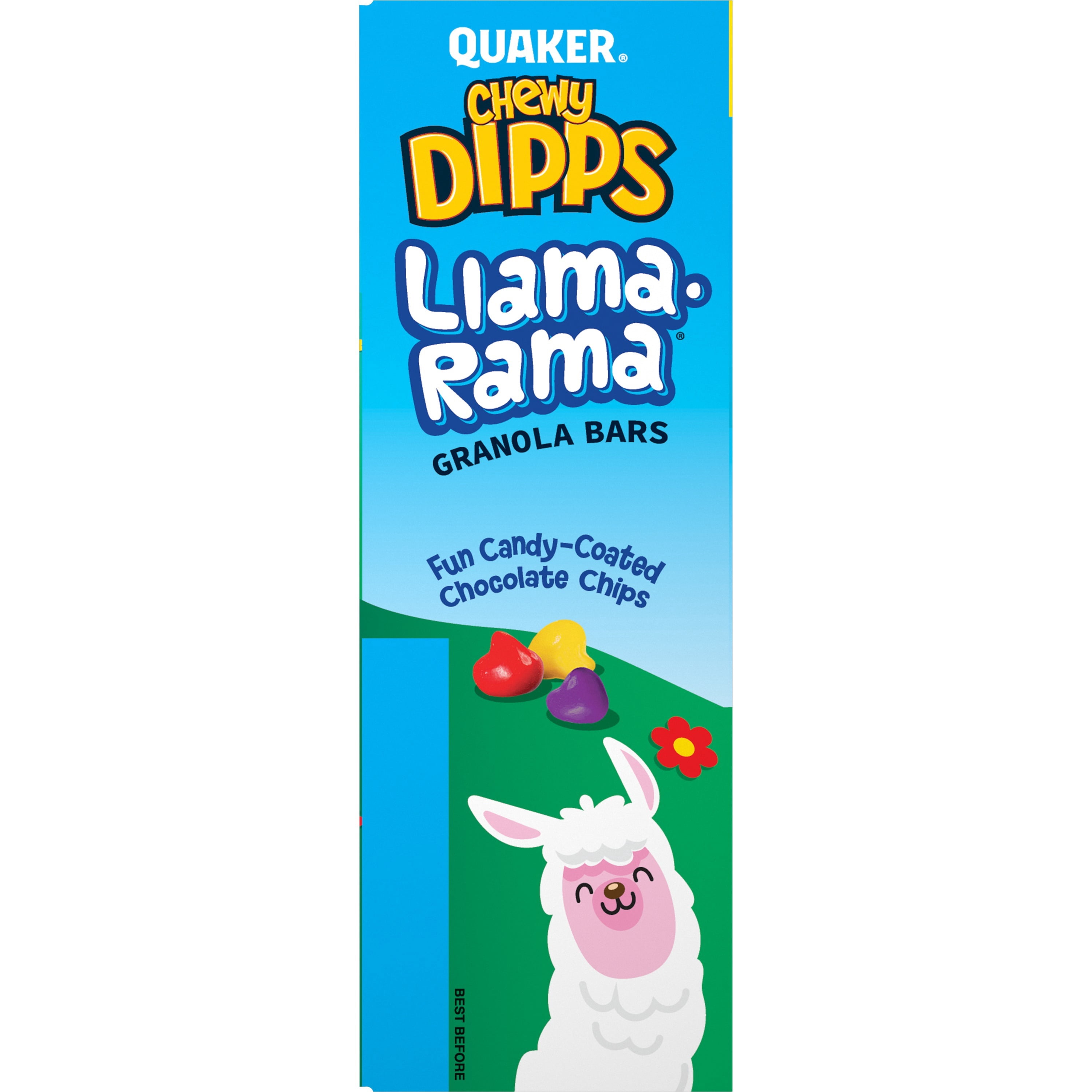 Quaker Chewy Dipps Llama Rama Granola Bars, 10 Pack