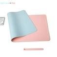 thumbnail image 1 of Dvkptbk Pure Color Leather Mouse Pad Large Desk Pad Home Office Laptop Leather Mouse Pad Writing Pad Double-sided, 1 of 2