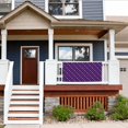 thumbnail image 3 of Zufioo Purple Mardi Gras Print Holiday Banners, Party Banners, Hanging Flags, Bar Shopping Mall Garden Wall Decorations, Holiday Decoration Supplies-Small, 3 of 6