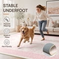 thumbnail image 6 of GENIMO 5'x7' Area Rug for Living Room, Washable Non Slip Soft Floral Rug for Bedroom Dining Room Home Office, Blush Pink, 6 of 11