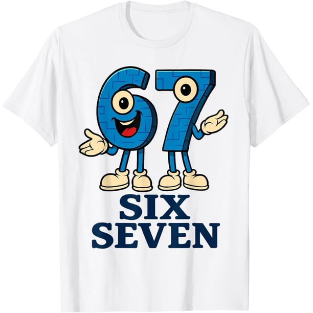 67 Six Seven 6-7 - Divertida camiseta italiana Brainrot para juegos para niños