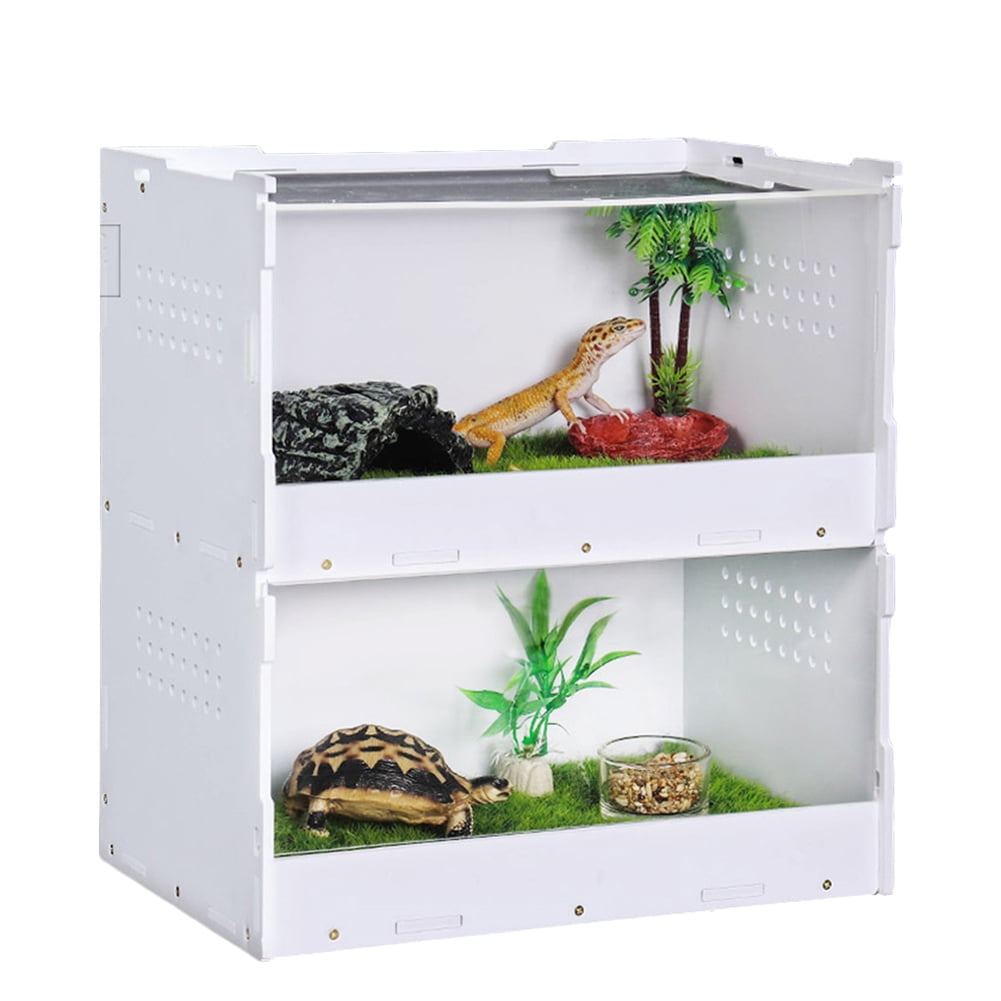 Find beautiful Reptile Breeding Box Aquarium Breeding Tank Acrylic Reptile Feeding Box Reptile Breeding Box Terrarium Cage Tank for Spider Lizard Frog Cricket Turtle 