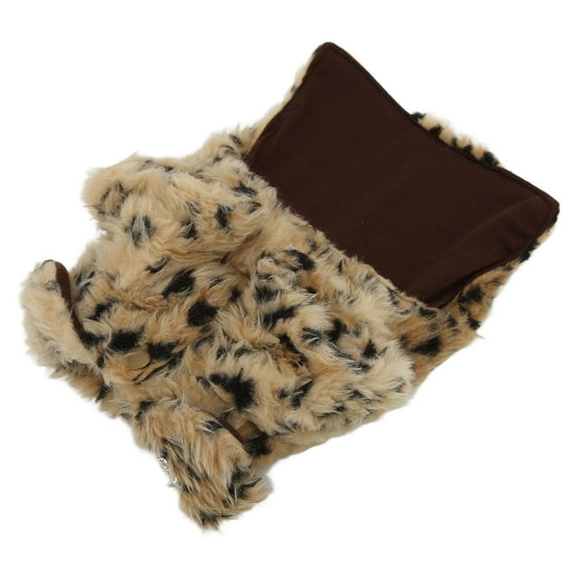 Pet Leopard Print Cloak, Windproof Pet Winter Cloak Cute For Autumn For Winter S,M,L,XL