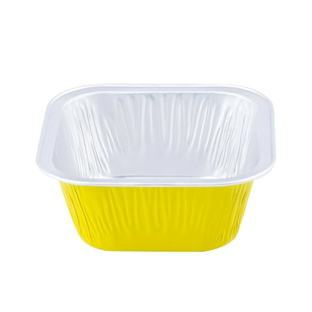 

Gyedtr Spring Home Decor Foil Cupcake Cups Square Lid Cupcake Cups Mini Cupcake Cups Kitchen Baking Cups 100 Pcs