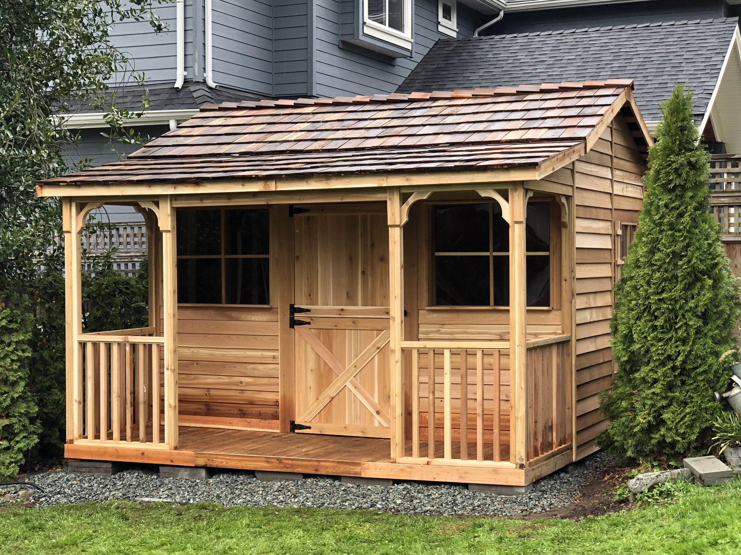 Cedarshed Bunkhouse Garden Shed Playhouse in 3 Sizes - image 2 of 2