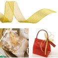 thumbnail image 4 of Embalaje de cinta Caja de regalo de cinta Cinta dorada y plateada Decoraciones de boda Navidad, 4 of 5