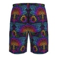 thumbnail image 6 of Naloa Mandalas Dragonfly Men's Beach Shorts, Surfing shorts, Swim trunks, Quick Dry Swim Trunks for Surfing Beach Fun - 3X-Large, 6 of 9
