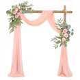 thumbnail image 1 of Cortinas de Arco de Boda Blancas Cortina de Fondo Transparente para Decoración de Techo de Fiesta de Ceremonia de Boda ANGGREK Otros, 1 of 8