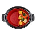 thumbnail image 3 of YAOMOBB Silicone Crockpot Divider Reusable Slow Cooker Liner Set Leakproof Dishwasher Safe Dividers 6 7 8QT Cooking Silicone Liners Essential Kitchen Gadgets, 3 of 7