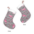 thumbnail image 3 of Yiaed Flamingos Print Christmas Stockings, Christmas Stockings Hanging Ornaments, Christmas Stockings for Family Christmas Holiday Decorations, 3 of 7