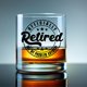 thumbnail image 2 of Regalos De Jubilación Para Hombres – Divertido Vaso De Whisky Oficialmente Retirado Ya No Es Mi Problema – Regalo De Jubilación Bourbon Para Papá, Marido, Abuelo, Papá O Compañero De Trabajo – Regalo, 2 of 5