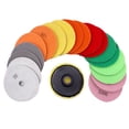 thumbnail image 1 of Graflsoa 4-Inch Diamond Polishing Pads Set, 19-Piece Kit with Backing Pad for Granite, Marble, Concrete, Quartz, and Stone Surfaces (Includes Multiple Grits), 1 of 7