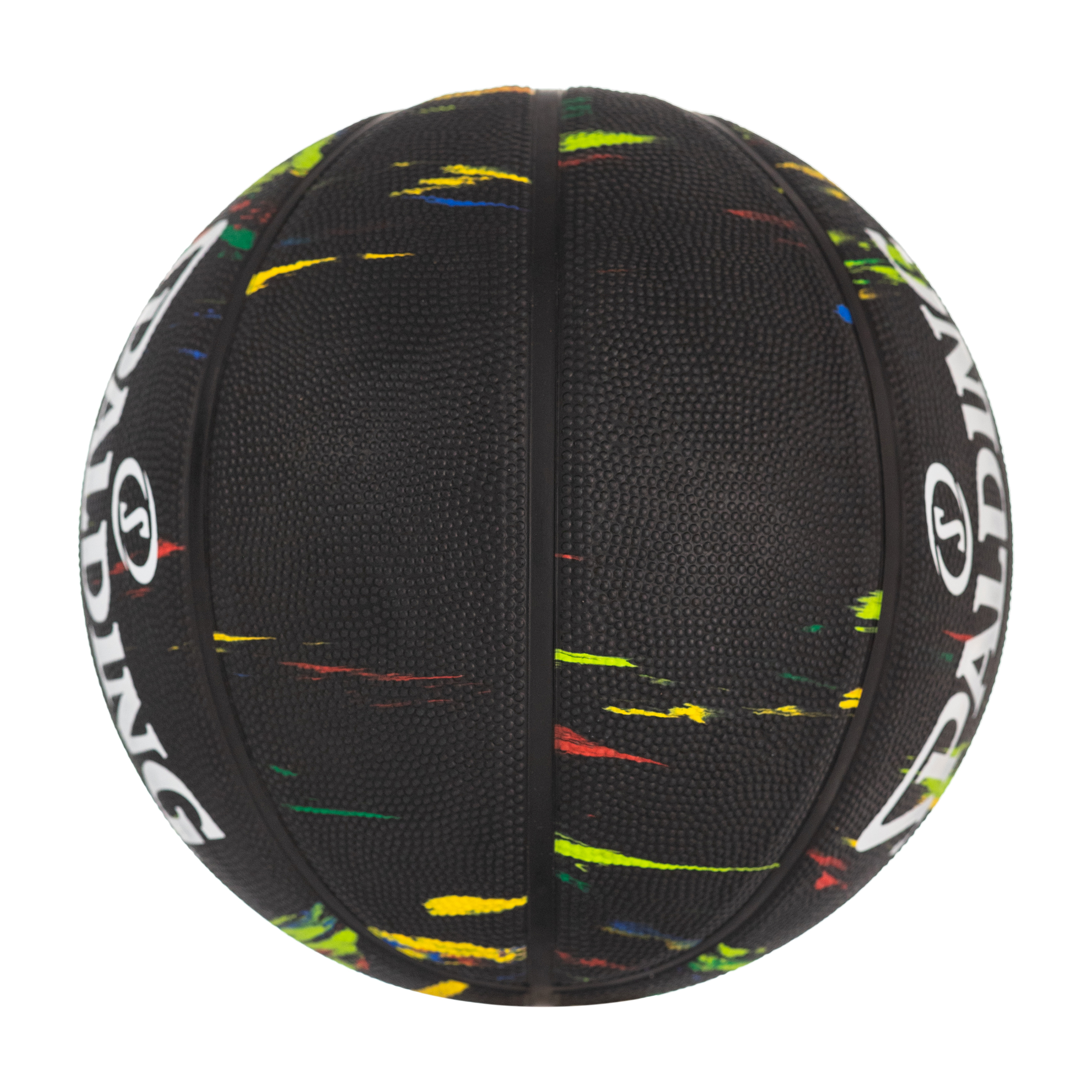 Spalding Marble Series Black Multi-Color Outdoor Basketball Size 7, 29.5"