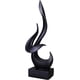 thumbnail image 1 of Escultura decorativa moderna, estatua decorativa de llama negra, esculturas y figuras de decoración para sala de estar y dormitorio, 1 of 5