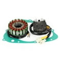 thumbnail image 2 of Magneto Coil Stator + Voltage Regulator + Gasket Assembly For Suzuki GS 500 E ET 1989-2000, 2 of 7