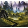 thumbnail image 3 of Bob Ross "Cabin in the Woods" CUSTOM FRAMED ART Generic, 3 of 3