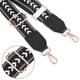 thumbnail image 5 of Sonducket Correa de hombro artesanal exquisita para bolso, correas de hombro de repuesto directo, correa ajustable para bolso Ropa, zapatos y accesorios Miscelánea Negro, 5 of 6