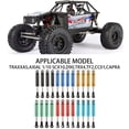thumbnail image 4 of serony RCGOFOLLOW Smooth Front Rear Shock Absorber For 1/10 SCX10 Crawler Green, 4 of 6