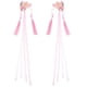 thumbnail image 1 of KAKOWELY 2 pinzas para el pelo con borlas de abanico y cinta de flores, bonitas y decorativas., 1 of 5