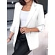 thumbnail image 5 of Blazer de Larga para Mujer, Informal, de Negocios, con Abertura Frontal, para Trabajo y Oficina. M, 5 of 6