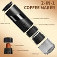 thumbnail image 2 of Portable Coffee Maker Set - Travel Coffee Maker, Electric Espresso Machine for Camping, Travel, Car, RV, Hiking, with Ground Coffee & Capsule Accessories, Milk Frother, Grinder, Gift for Coffee Lover, 2 of 7