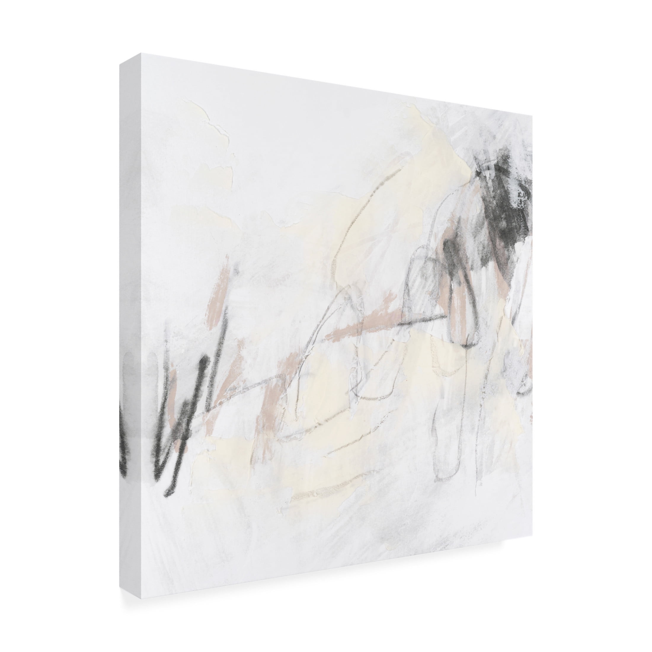 Trademark Fine Art June Erica Vess  Neutral Scribe I Canvas Wall Art
