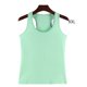 thumbnail image 2 of Qarigey Chaleco de algodón para mujer, ropa recortada de moda de punto, camiseta transpirable fresca, camisas de fondo exterior de primavera, Prendas para la parte del cuerpo verde fluorescente XXL Qarigey AP010463-35B, 2 of 6