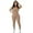 B, variant on Women's Jumpsuits, Rompers & Overalls Zipper V Neck Long Sleeve Bodysuit Catsuit Sport Jumpers for Women