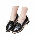 thumbnail image 3 of Comfortable Walking Sneakers for Women Lightweight & Supportive Casual Comfortable Leather Loafers With Bowknot Tassel Design For Everyday Wear, 3 of 7