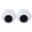 10cm, variant on Farfi 1 Pair 5cm/7cm/10cm/12cm/15cm Refrigerator Magnets Self Adhesive DIY Synthetic Resin Black White Googly Eyes Fridge Stickers Scrapbook Accessory (10cm)