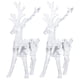 thumbnail image 4 of FELTECHELECTR adornos navideños de alce de acrílico transparente, modelo de alce, decoración de alce de acrílico, 4 of 5