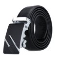 thumbnail image 1 of Cinturón de hebilla automática para hombre, resistente al desgaste y a los arañazos, de borde completo, cinturón de negocios para hombre, cinturón con patrón de lichi, uso versátil, 1 of 6