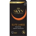 thumbnail image 3 of (3 pack) SKYN Elite Large Non-Latex Lubricated Condoms, 12 Count, 3 of 12