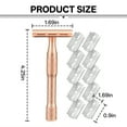 thumbnail image 2 of FACEGA Razors for Men,Retro Razor Straight Razor,Sturdy Structure Precision Shaving Supply Razors for Men,Style7, 2 of 7