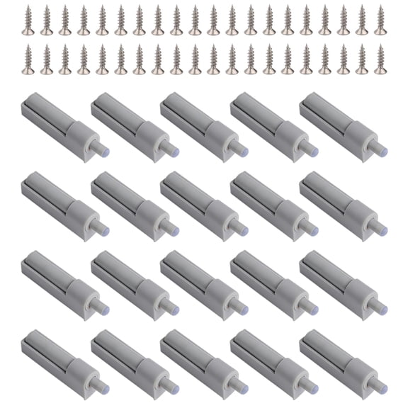 20Pcs Furniture Hardware Dampers Soft Close For Cabinet Door Prevents Loud Slamming And Protects Hinges