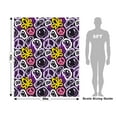 thumbnail image 3 of Rwraps Graffiti Purple Peace Matte Vinyl Film Wrap 59in x 9ft Vinyl Vehicle Car Film Sheet Roll, 3 of 9
