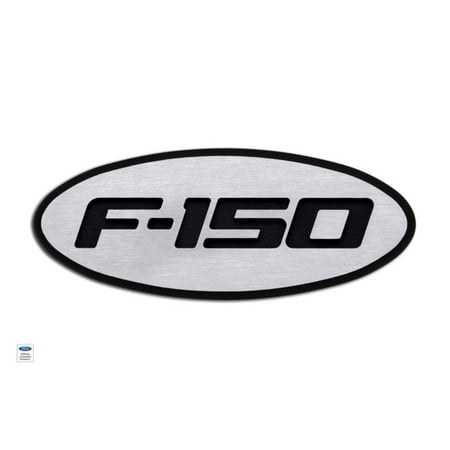 DefenderWorx 901112 Two-Tone Brushed Finished Tailgate Emblem for Ford F-150 with Backup