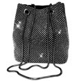 thumbnail image 2 of BU FA Black Evening Clutch Bag Bling Crystal Rhinestone Purse for Women Sparkly Handbag Crossbody Bucket Bag for Evening Wedding Party Prom, 2 of 6