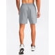 thumbnail image 3 of Pantalones cortos para correr Pudolla para hombre, entrenamiento, atlético, color gris XL, 3 of 7