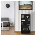 thumbnail image 2 of SONGMY Jaya 4-Tier Multimedia Storage Tower, Espresso, 2 of 7
