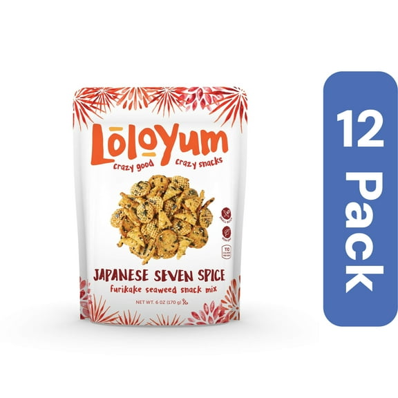 Loloyum Japanese Furikake Snack Mix 7 6 oz (Pack Of 12)