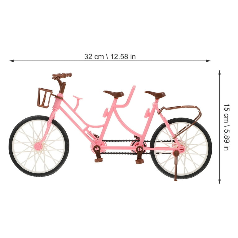 3pcs Child Doll Accessories Two seater Bikes Creative Children