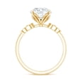 thumbnail image 2 of Rosec Jewels Certified Lab Grown 3 Carat Diamond Engagement Ring for Women - EF-VS Quality - Gift For Special Occasion, 10K Yellow Gold, US 3.00, 2 of 8