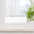 thumbnail image 4 of OULII White Wooden Cash Drawer Tray 1Pack Multiple Compartment Storage Box for Business Owners, 4 of 8