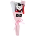thumbnail image 1 of Graduation Artificial Flower Bouquet Mini Plush Graduation Bear Bouquet Ornament, 1 of 7