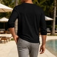 thumbnail image 6 of zbxnLI Long Sleeve T Shirts for Men Comfy Workout Athletic Tee Tops with Pockets Comfort Breathable Soft Tshirt, 6 of 7
