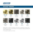 thumbnail image 5 of Schlage F10AND605ADD Addison Collection Andover Passage Knob, Bright Brass, 5 of 7