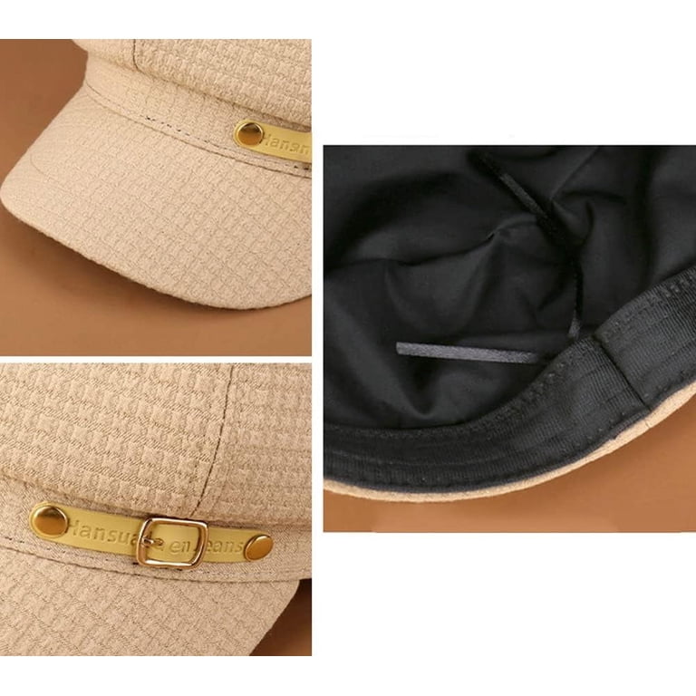 Women Newsboy Caps Warm Visor Beret Hat Cozy Trendy Vintage  display picture 3