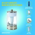 thumbnail image 2 of Zerowater 40 Cup Glass Water Dispenser with Filter and TDS Meter, 2 of 7