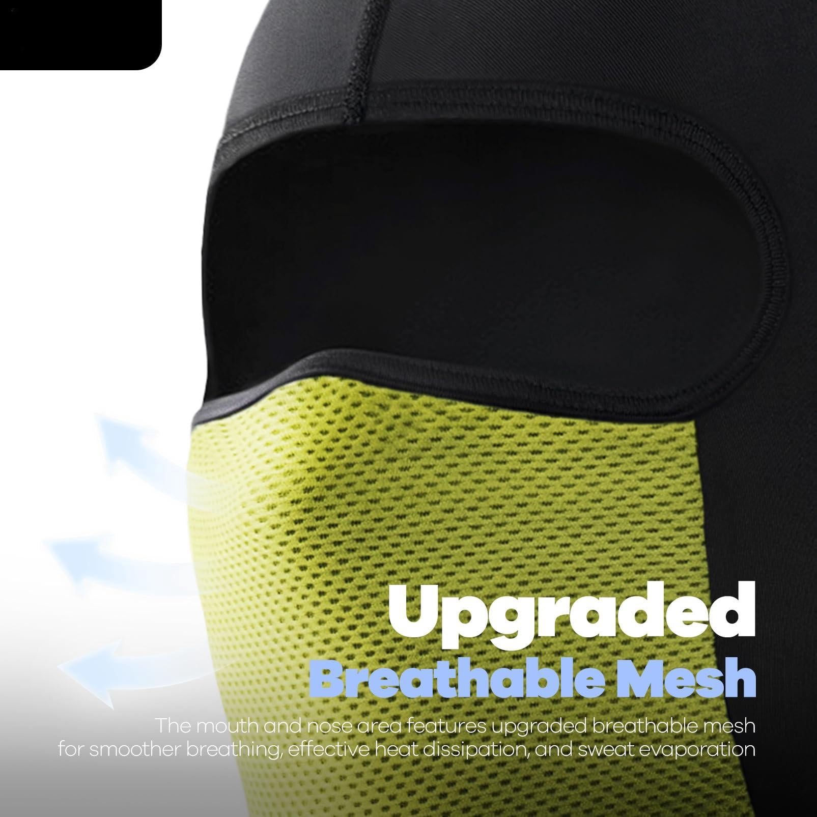 Balaclava Cycling Face Mask  Summer Ice Silk Mesh Sun Protection Ski For Men Women